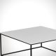 Kafijas galdiņš ROYAL 43x75 cm melns/balts