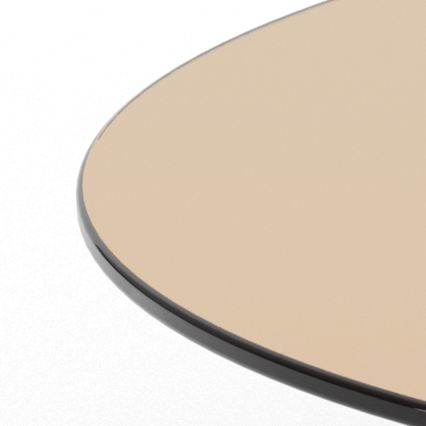 Kafijas galdiņš SANOS, 80 cm, dūmainā brūnā krāsā