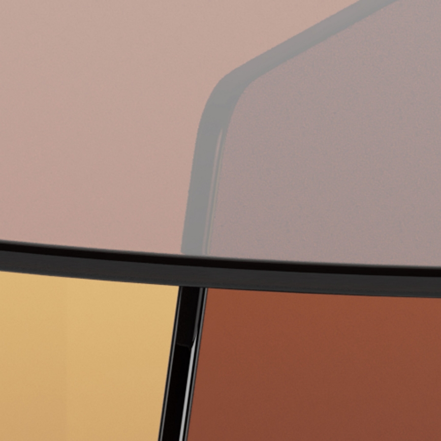 Kafijas galdiņš SANOS, 80 cm, dūmainā brūnā krāsā