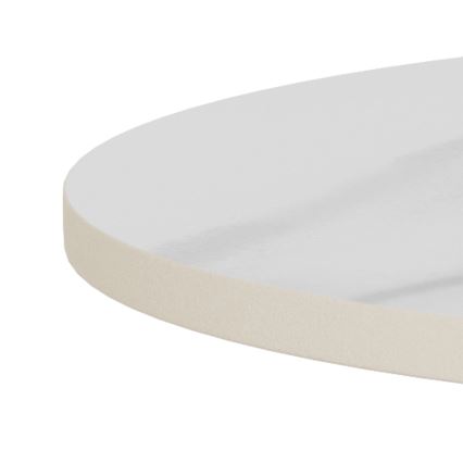 Kafijas galdiņš SANTORINI, diametrs 45 cm, balts/melns, keramika