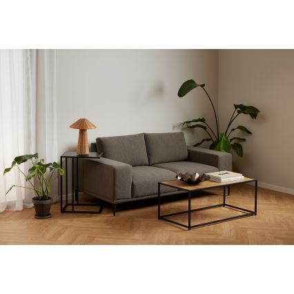 Kafijas galdiņš SARON ozols/melns