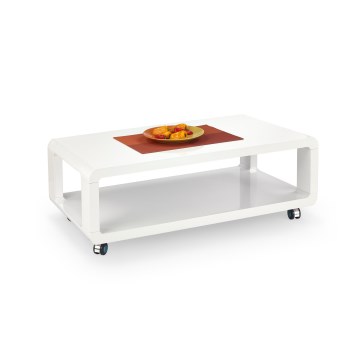 Kafijas galdiņš STELA 105x58 cm balts