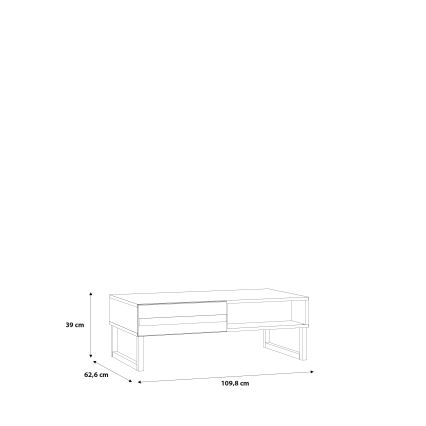 Kafijas galdiņš TARO, zaļš