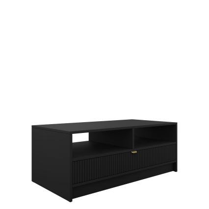 Kafijas galdiņš TIRENO 100x40 cm melns
