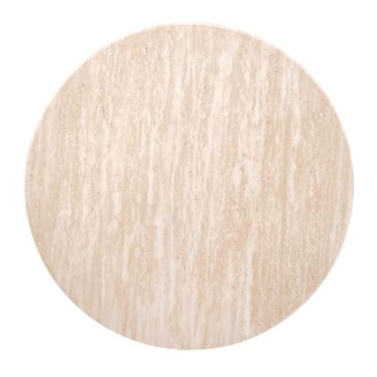 Kafijas galds CALDO Ø 50 cm brūns/bēšs