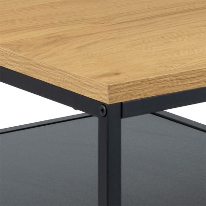 Kafijas galds CORA ozols/melns