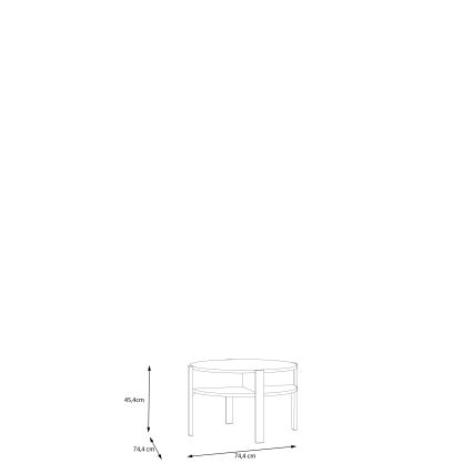 Kafijas galds INAR brūns