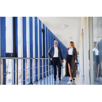 LED griestu lampa ar kustības un krēslas sensoru FOGLER LED/12W/230V pr. 28 cm