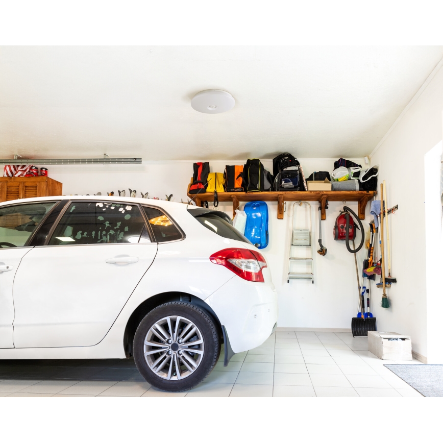 LED griestu lampa ar kustības un krēslas sensoru FOGLER LED/12W/230V pr. 28 cm