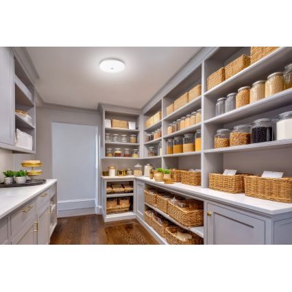 LED griestu lampa ar kustības un krēslas sensoru FOGLER LED/17W/230V Ø 33 cm