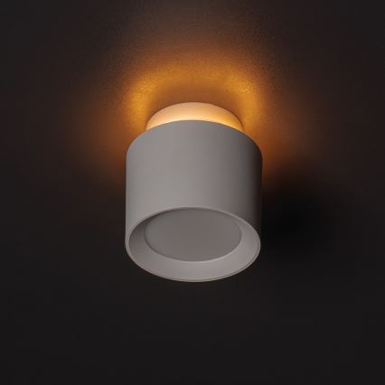 LED punktgaismeklis SONOR LED/6W/230V 3000/4000/5700K + LED/1,5W 2200K Ø 9 cm balts