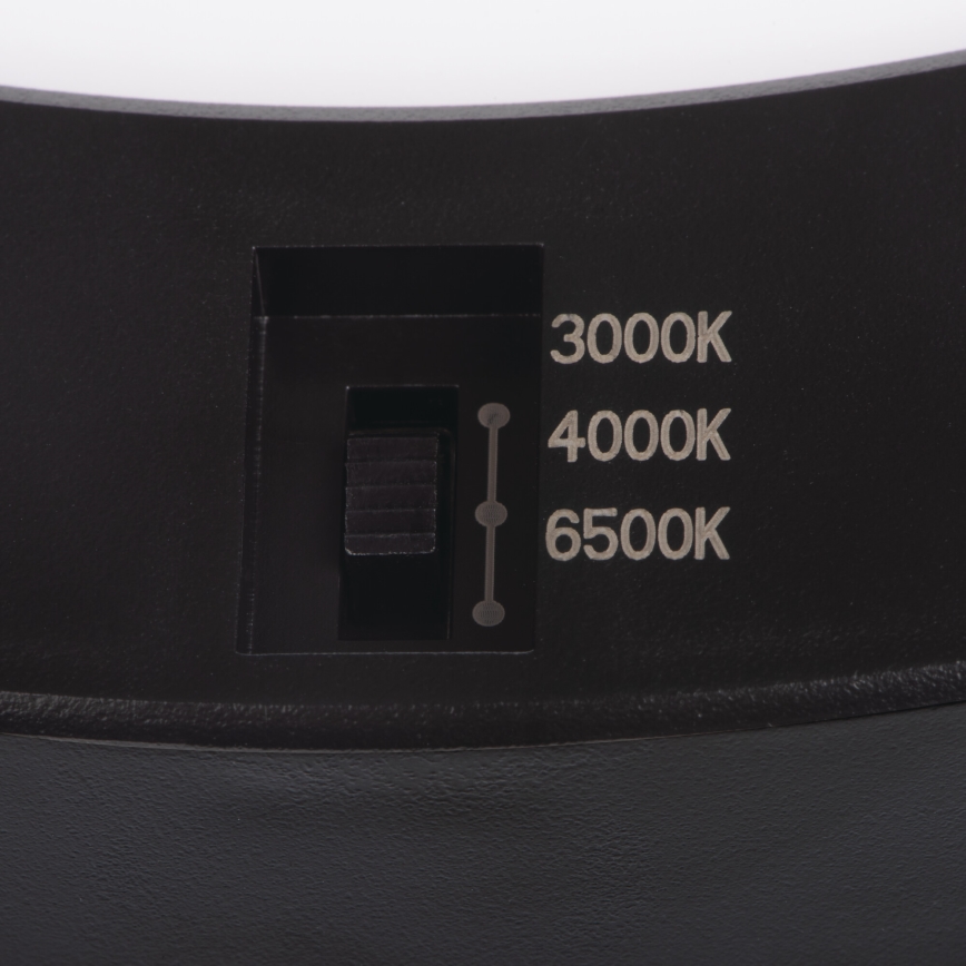 LED griestu/paneļu lampa ar kustības sensoru 2in1 ERGA LED/17W/230V 3000/4000/6500K melna
