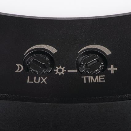 LED griestu/paneļu lampa ar kustības sensoru 2in1 ERGA LED/17W/230V 3000/4000/6500K melna
