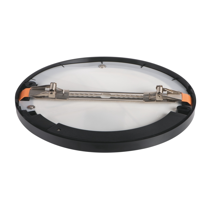 LED griestu/paneļu lampa ar kustības sensoru 2in1 ERGA LED/17W/230V 3000/4000/6500K melna