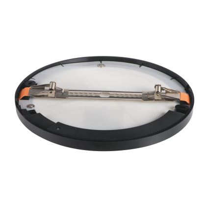 LED Griestu/iegremdējama lampa ar kustību sensoru 2in1 ERGA LED/17W/230V 3000/4000/6500K melna