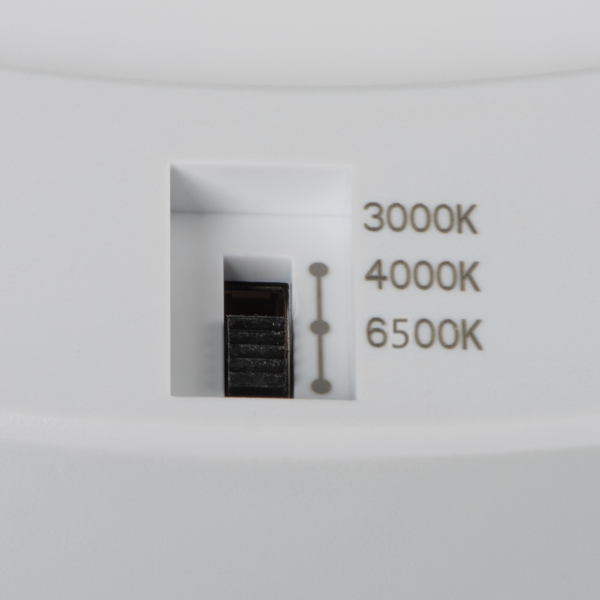 LED Griestu/iegremdējama lampa ar kustību sensoru 2in1 ERGA LED/17W/230V 3000/4000/6500K balta