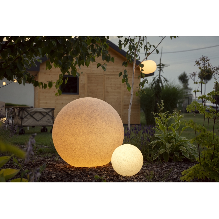 Āra lampa STONO 1xE27/15W/230V Ø 20 cm IP65