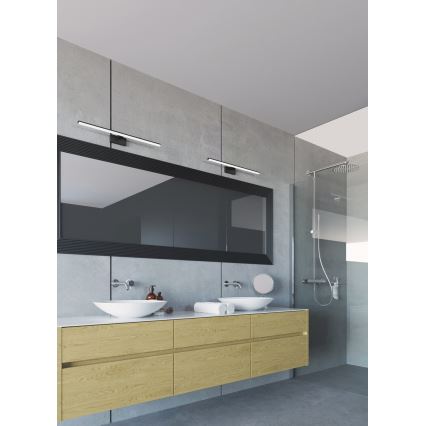 LED spoguļa vannas istabas apgaismojums ASTEN LED/12W/230V IP44 melns