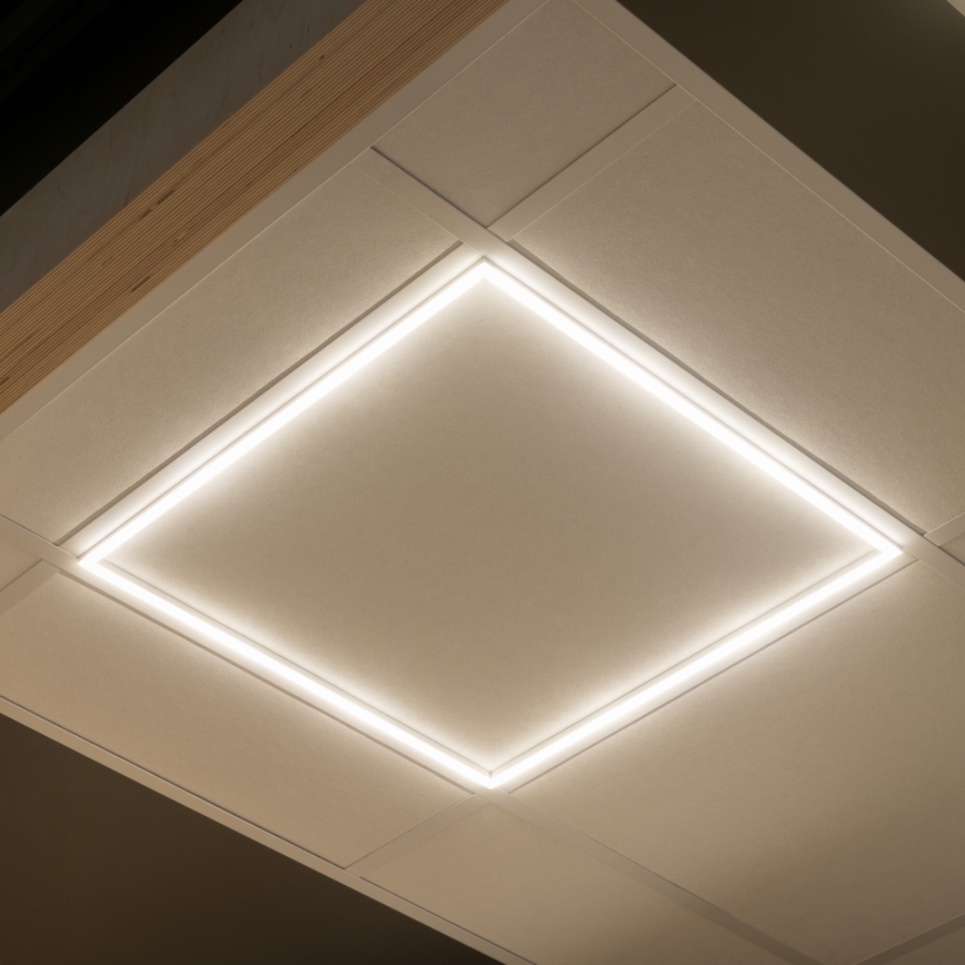 LED Iegremdējams rāmis AVAR LED/32W/230V 3000/4000/6500K 59x59 cm
