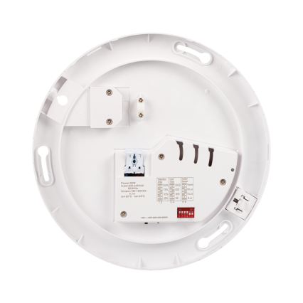 LED griestu gaismeklis ar kustības un krēslas sensoru VARSO LED/22/30W/230V 3000/4000/6500K Ø 33 cm IP54
