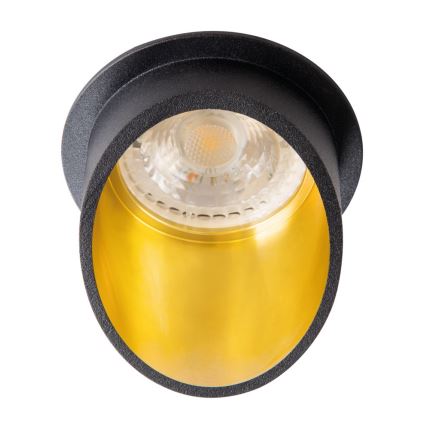 Iegremdējams starmetis SPAG GU10/35W melna/zelta
