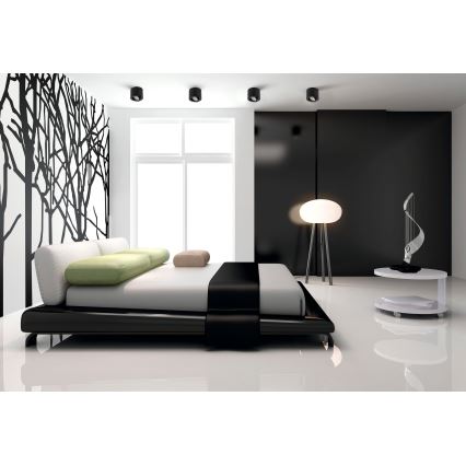 Punktveida gaismeklis BORD ONE 1xGU10/10W/230V melns