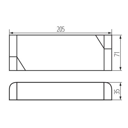 LED Elektroniskais transformators 150W/24V