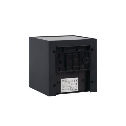 LED saules sienas gaismeklis ar sensoru REKA LED/3W/3,7V 1800 mAh 3000/4000/6500K IP65 melns
