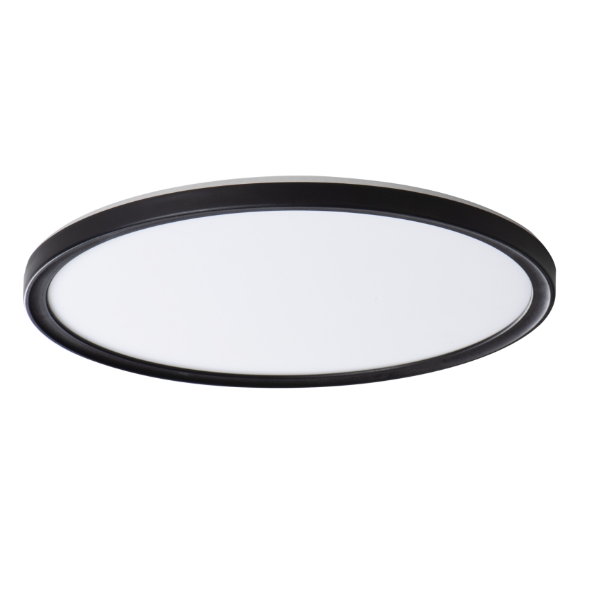 LED Vannas istabas griestu lampa AZPO LED/22W/230V d. 42 cm IP54 melna