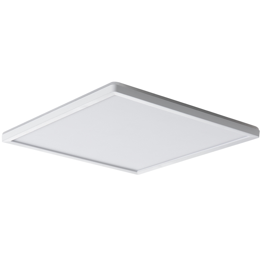 LED Vannas istabas griestu lampa AZPO LED/22W/230V 42x42 cm IP54 balta