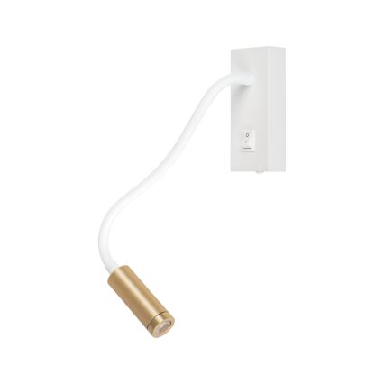 Elastīga LED galda lampa TONIL LED/3,3W/230V balta/zelta