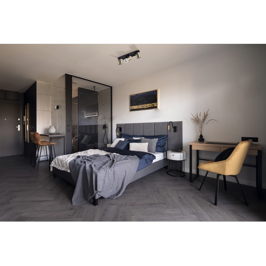 LED lokana lampiņa TONIL LED/3,3W/230V melna/zelta