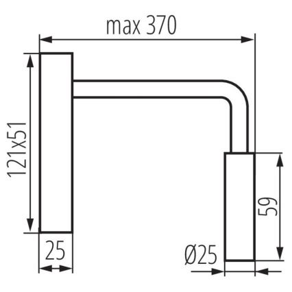 LED Elastīga lampiņa TONIL LED/2,7W/230V balta