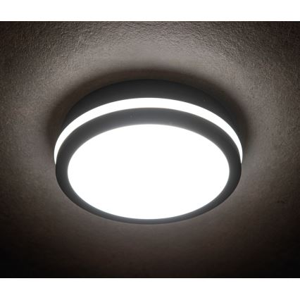 Kanlux 32948 - LED Āra gaismeklis ar sensoru BENO LED/18W/230V 4000K antracīta IP54