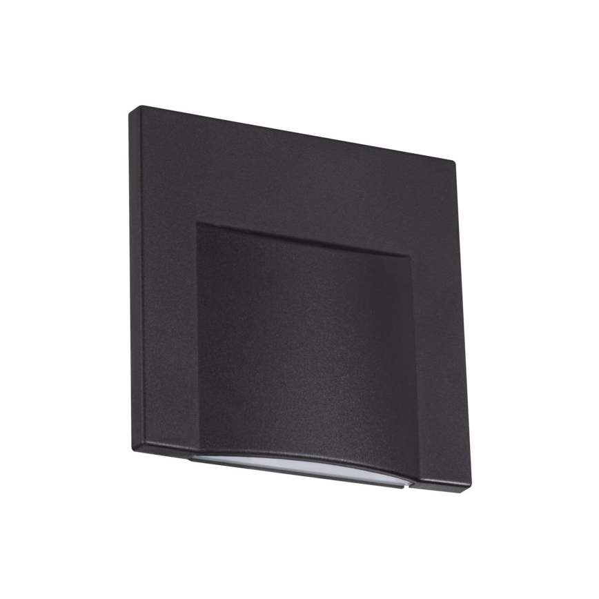 LED Kāpņu telpas apgaismojums ERINUS LED/0,8W/12V 3000K melns