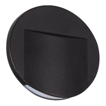 LED kāpņu gaismeklis ERINUS LED/0,8W/12V 3000K melns