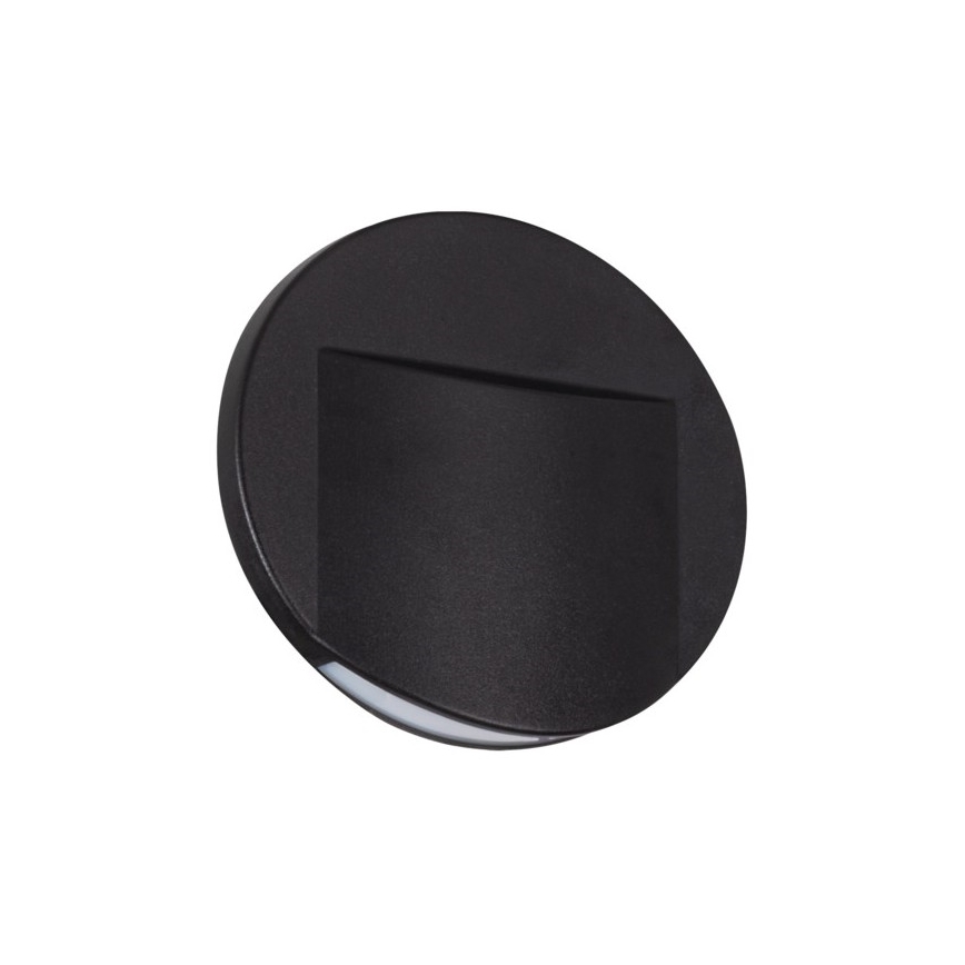 LED kāpņu gaismeklis ERINUS LED/0,8W/12V 3000K melns