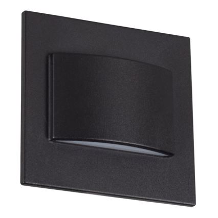 LED kāpņu gaismeklis ERINUS LED/1,5W/12V 3000K melns