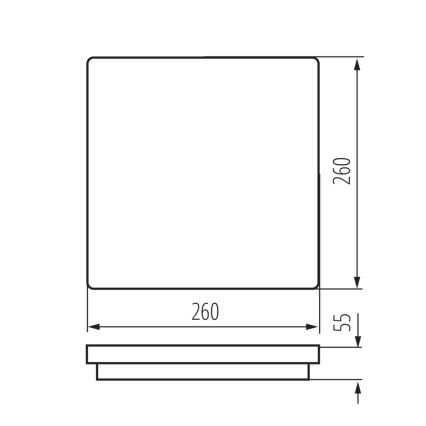 LED Āra gaismeklis BENO LED/24W/230V IP54 balts