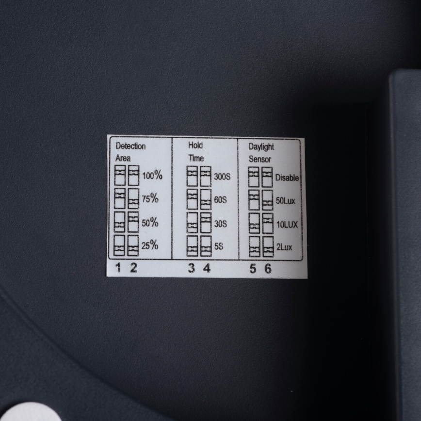 LED Āra griestu gaismeklis BENO LED/24W/230V IP54 pelēks