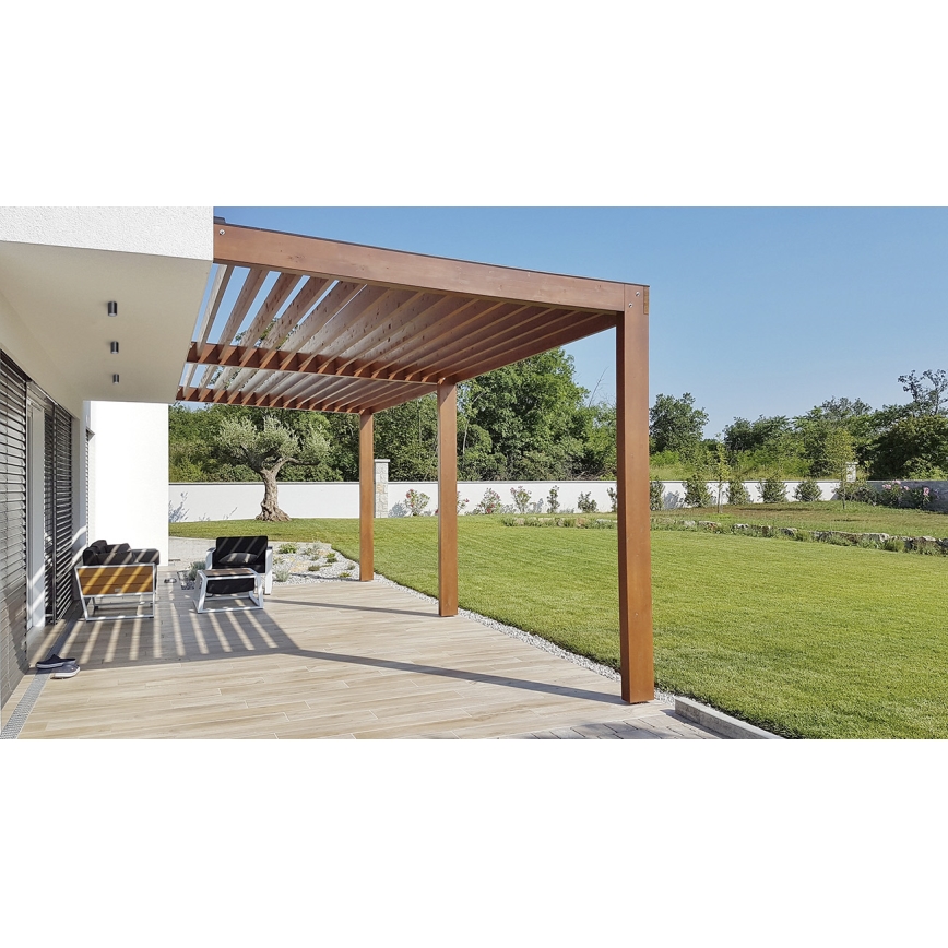 Kanlux 33361 - Āra starmetis AQILO 1xGU10/7W/230V IP65 melns
