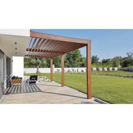 Āra prožektors AQILO 1xGU10/7W/230V IP65 antracīts
