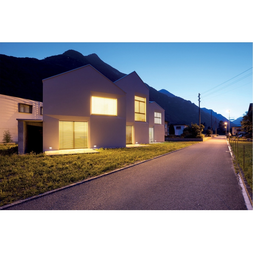 LED Iebūvējams gaismeklis GLASI LED/3W/230V 4000K IP44 melns