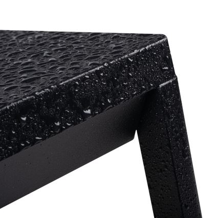 Āra sienas lampa VIMO 1xE27/15W/230V IP44 melna