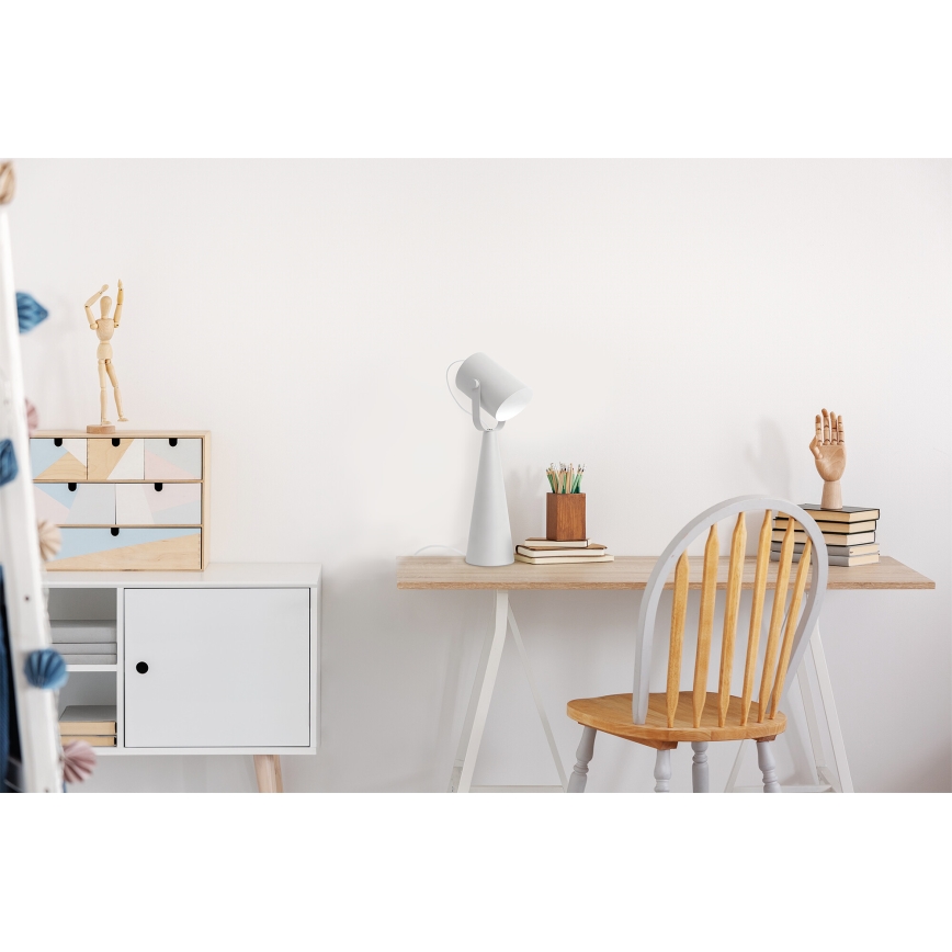 Galda lampa LARATA 1xE27/5W/230V balta