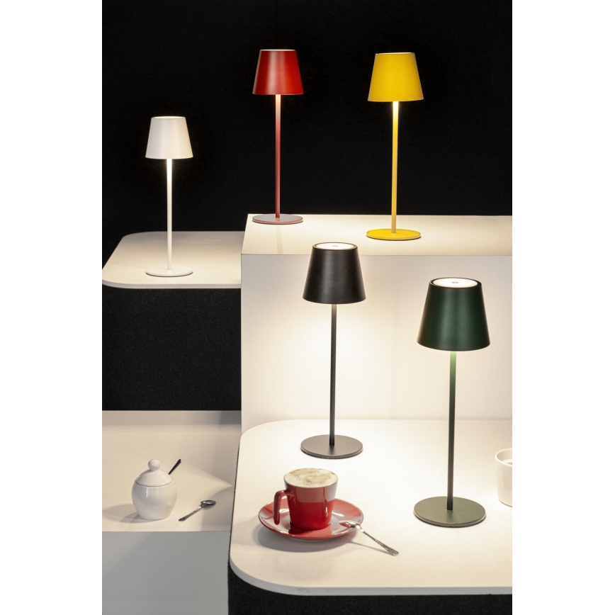 LED Aptumšojama, lādējama galda lampa INITA LED/1,2W/1800 mAh IP54 zaļa