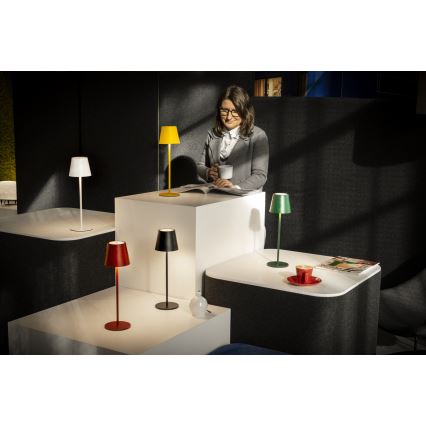 LED Aptumšojama, lādējama galda lampa INITA LED/1,2W/1800 mAh IP54 zaļa