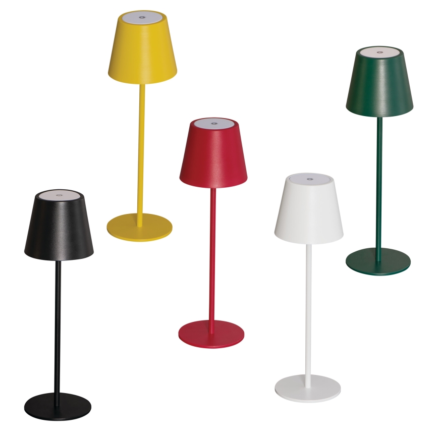 LED Aptumšojama, lādējama galda lampa INITA LED/1,2W/1800 mAh IP54 zaļa