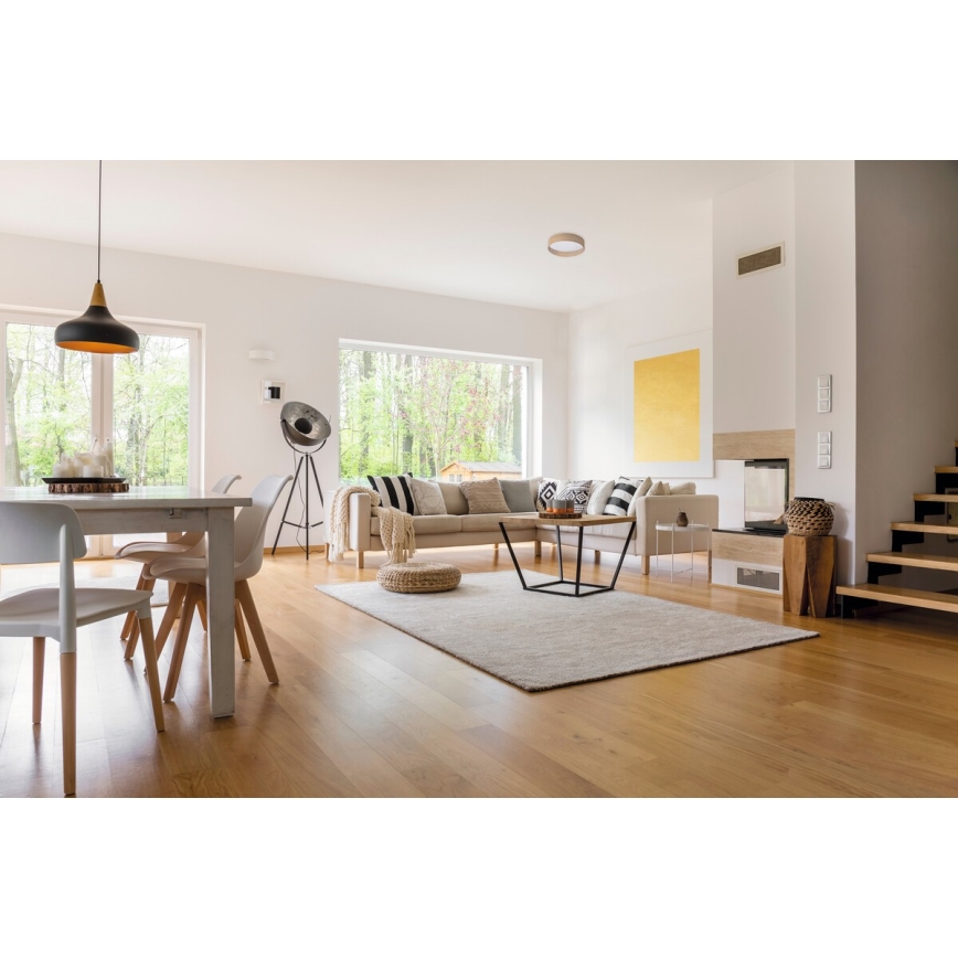 LED Griestu lampa RIFA LED/17,5W/230V 3000K brūna