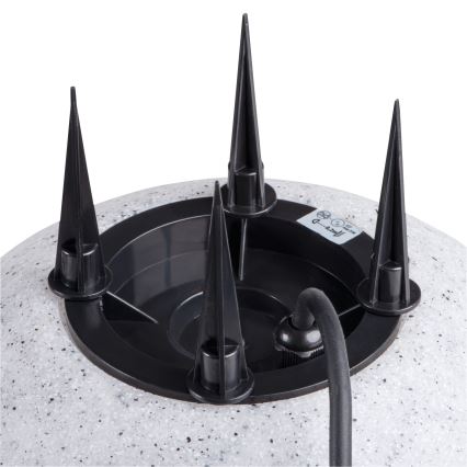 Āra lampa STONO 1xE27/15W/230V Ø 23 cm IP65